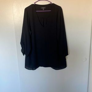 Karen Kane Black Blouse